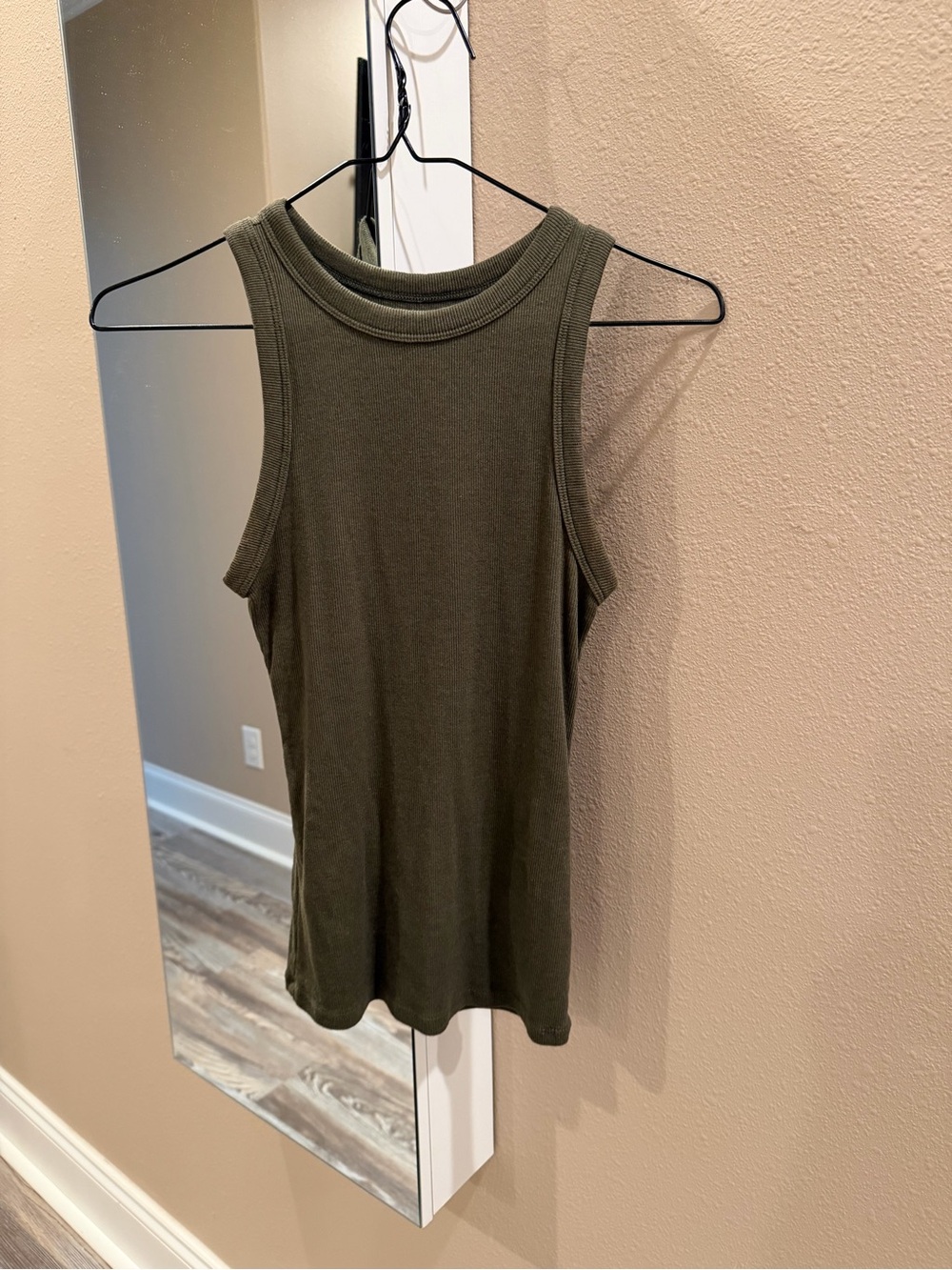 a new day Olive Ribbed Tank Top - Women's